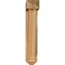 Ekena Millwork Traditional Arts and Crafts Rough Sawn Bracket w/ Offset Brace, Western Red Cedar, 6"W x 24"D x 32"H BKT0604X24X32TRA03RWR - alternate 3